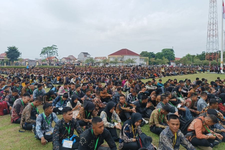 Polda Riau Tes Kesehatan Ribuan Casis Polri