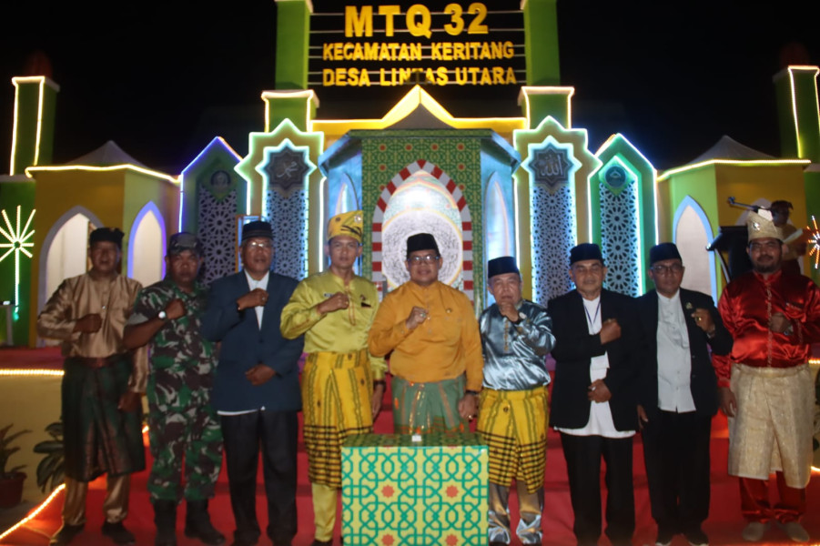 Ketua Harian LPTQ Inhil HM.Arifin Membuka Secara Langsung MTQ Ke-32 Tingkat Kecamatan Keritang Tahun 2024