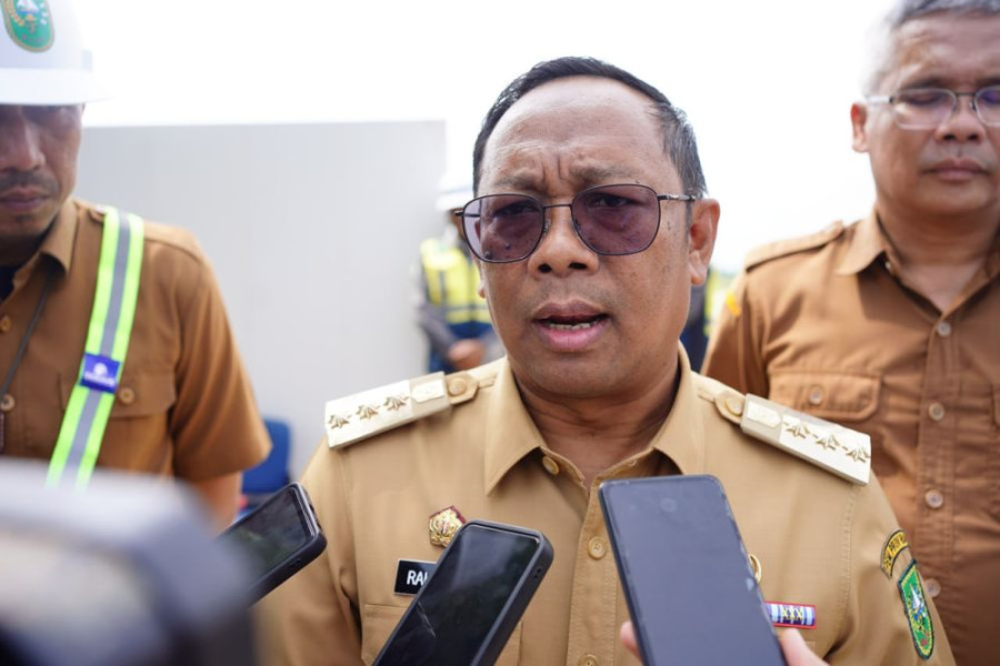Pj Gubri Pantau Progres Pembangunan RS Vertikal di Pekanbaru
