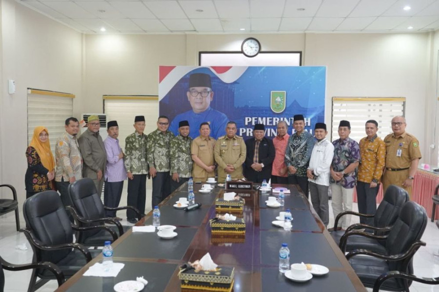 Wagubri Audiensi dengan Lembaga Keagamaan Islam di Riau, Ini Kata Wagubri
