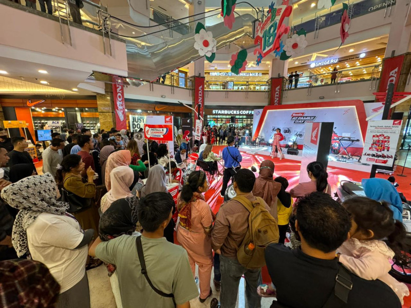 Warga Pekanbaru Padati Puncak Iven Honda At Family Day