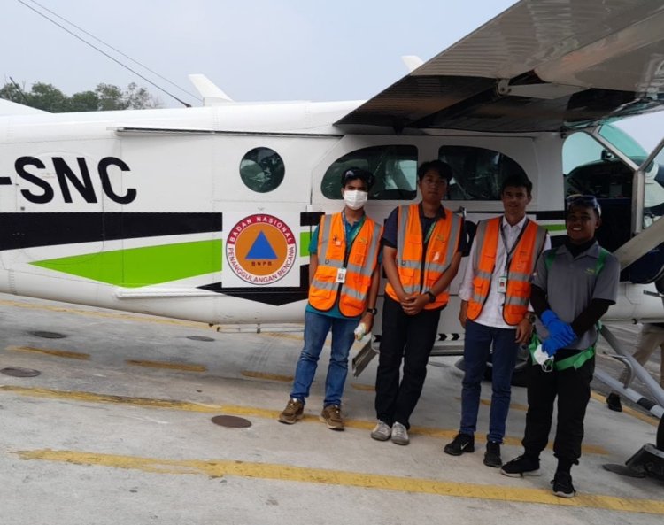 TMC Hujan Buatan Karhutla Riau Berakhir, Total 5 Ton Garam Digunakan