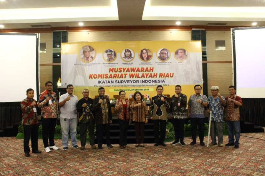 Ikatan Surveyor Indonesia Riau Gelar Muskomwil di Pekanbaru