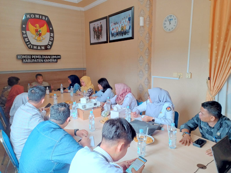 KPU Riau Koordinir Coklit di Daerah Perbatasan