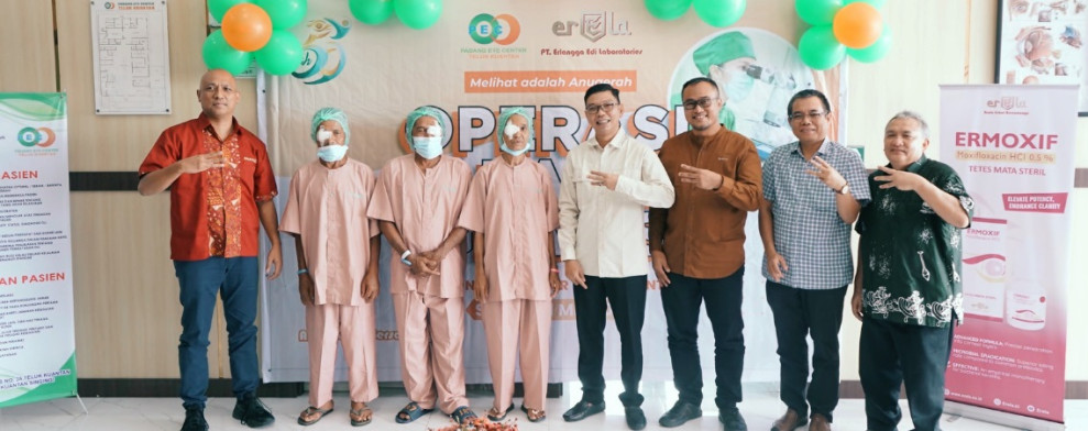 Pemkab Kuansing Apresiasi Kegiatan Bakti Sosial Operasi Katarak Gratis Klinik PEC TK