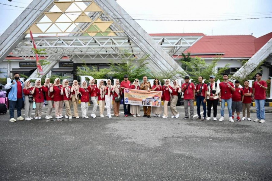 28 Orang dari Sanggar Bunga Rosina Kota Dumai Wakili Provinsi Riau untuk Festival Gendang dan Tari di Malaysia