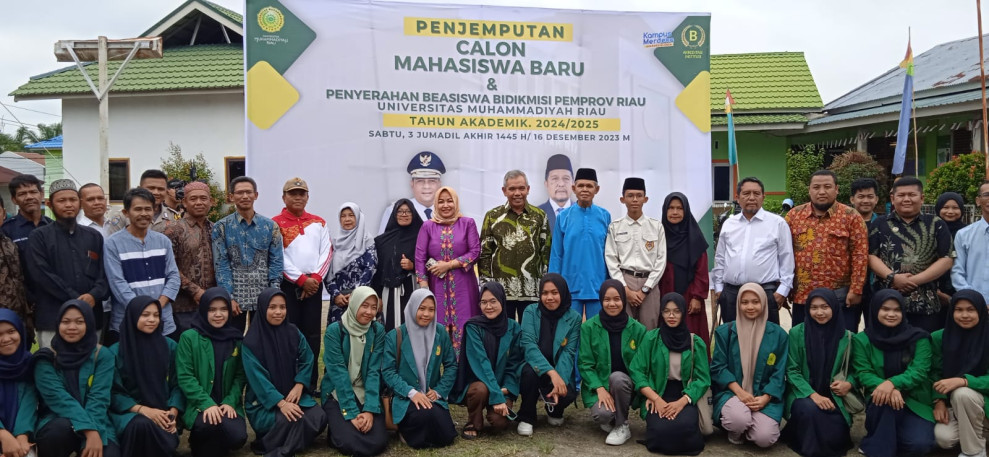 UMRI Jemput Arif Mahasiswa Baru Peraih Beasiswa Bidik Misi