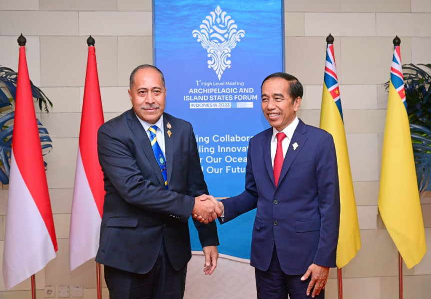 Presiden Jokowi Gelar Pertemuan Bilateral dengan Premier Niue