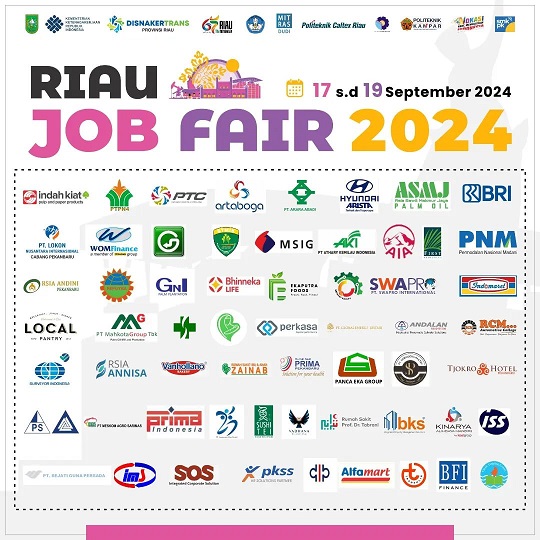 Gass..,  3.000 Lowongan Ditawarkan Riau Job Fair 2024