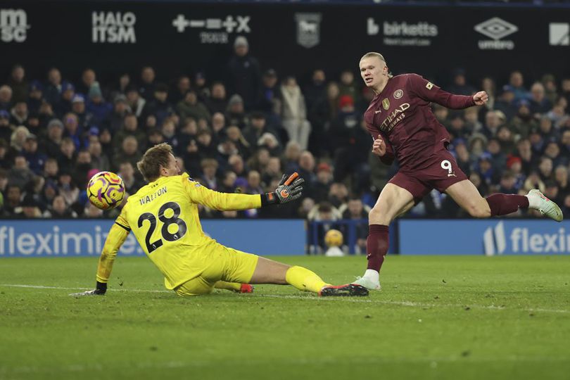 Ipswich Town Dihajar Manchester City dengan Skor Telak 0-6