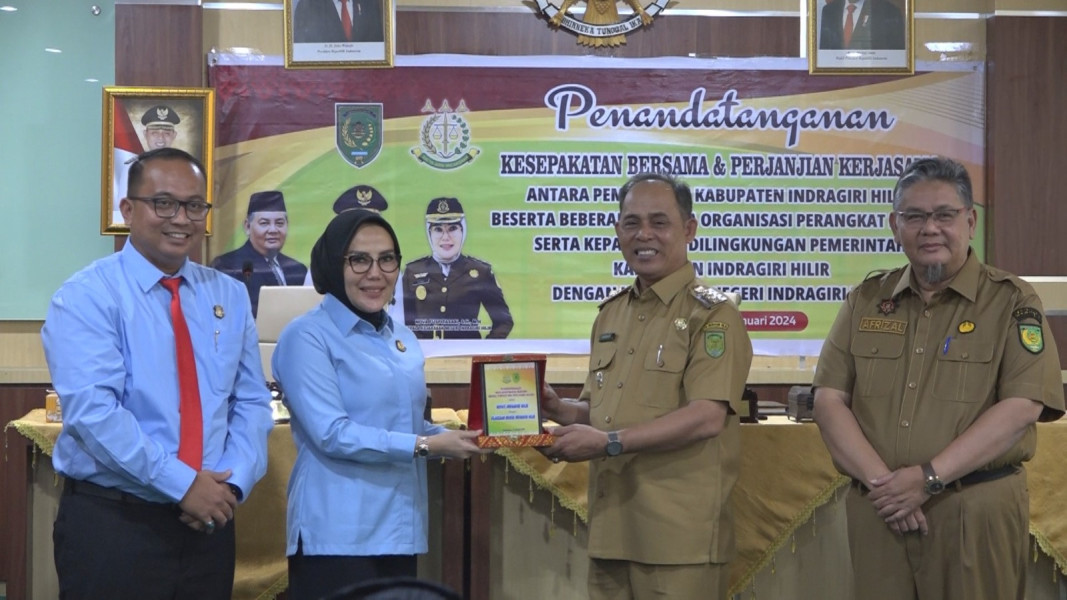 Pemkab Jalin Kerja Sama dengan Kejaksaan Negeri Inhil, Ini Harapan Pj Bupati