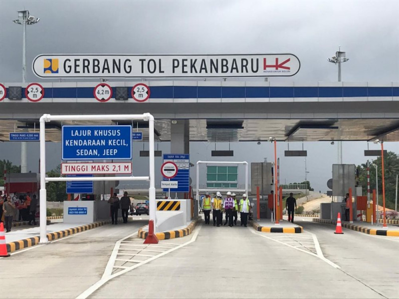 Jelang Lebaran, Arus Lalin di Tol Pekanbaru - Dumai Naik 24,47 Persen