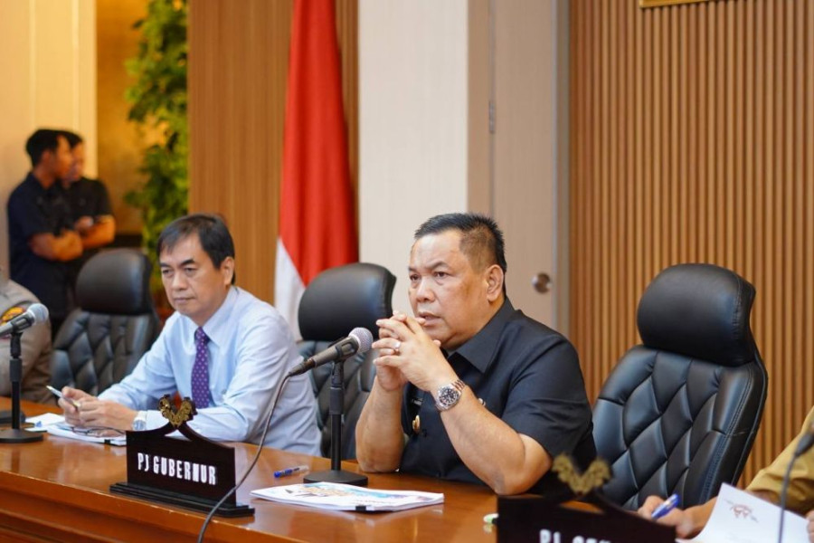 Pj Gubri Bahas Persiapan Gernas BBI/BBWI 2024 Provinsi Riau