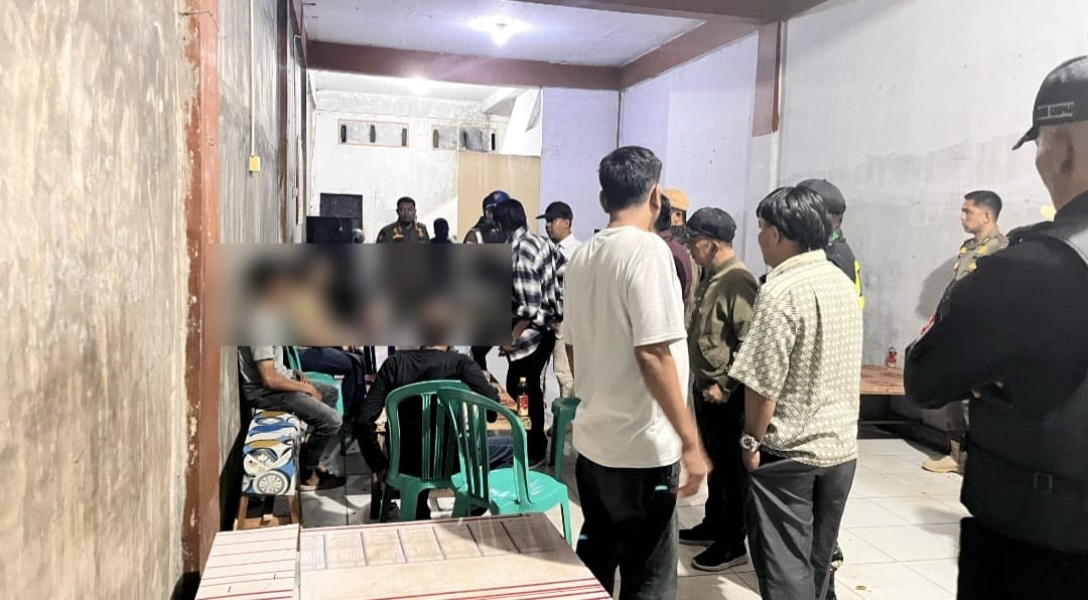 Tim Yustisi Kampar Lakukan Operasi Penertiban dan Penegakan Perda di Siak Hulu