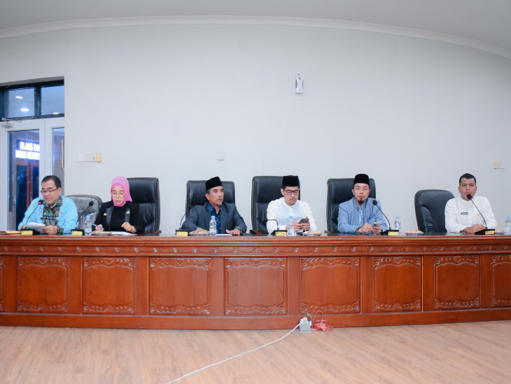Pj Sekda Kampar dan Ketua DPRD Ikuti Sosialisasi Pencegahan Korupsi diwilayah Kabupaten Kampar