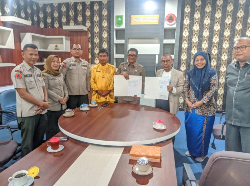 BPBD Riau dan Fakultas Keperawatan UNRI Teken Perjanjian Kerja Sama