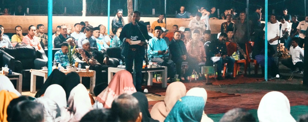 Bupati Kuansing Audiensi dengan Masyarakat Kenegerian Teratak Air Hitam