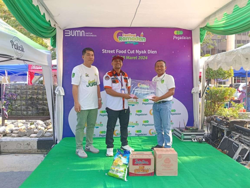 Digelar di Street Food Sudirman Pekanbaru, Pegadaian Gelar Festival Ramadan