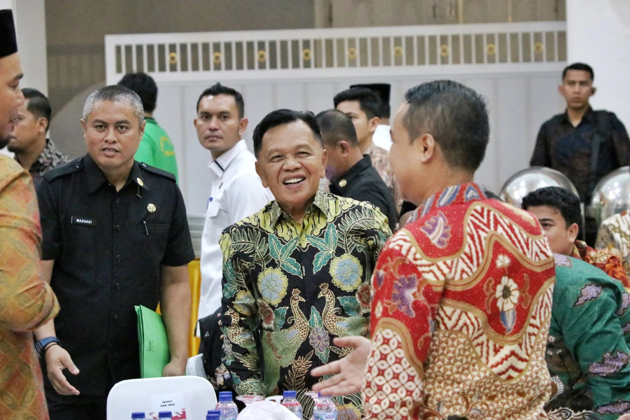 Hadiri Kenal Pamit Kapolda Riau, Bupati Asmar: Pemkab Meranti Siap Bersinergi