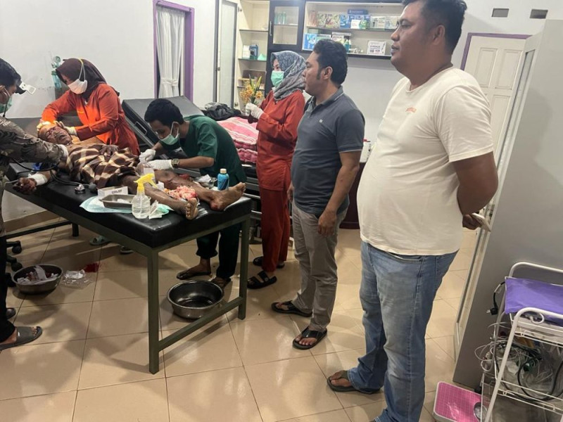 Kakek di Inhu Diserang Beruang, Wajah dan Punggung Luka Robek