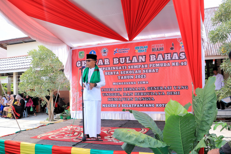 Plt Bupati Asmar Hadiri Puncak Gebyar Bulan Bahasa dan Kampanye Sekolah Sehat