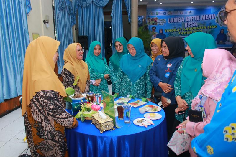 Festival Pangan Lokal dan LCM Meriah, Ketua TP PKK Siak Berikan Apresiasi