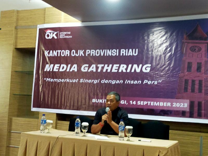 OJK Riau Perkuat Sinergi dengan Insan Pers