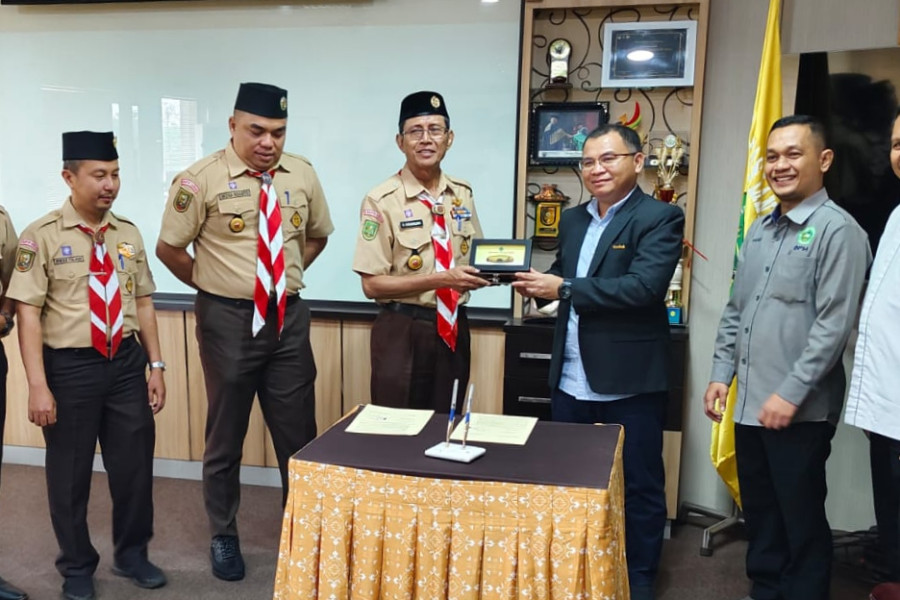 Unilak Jalin Kerja Sama dengan Kwarda Pramuka Riau