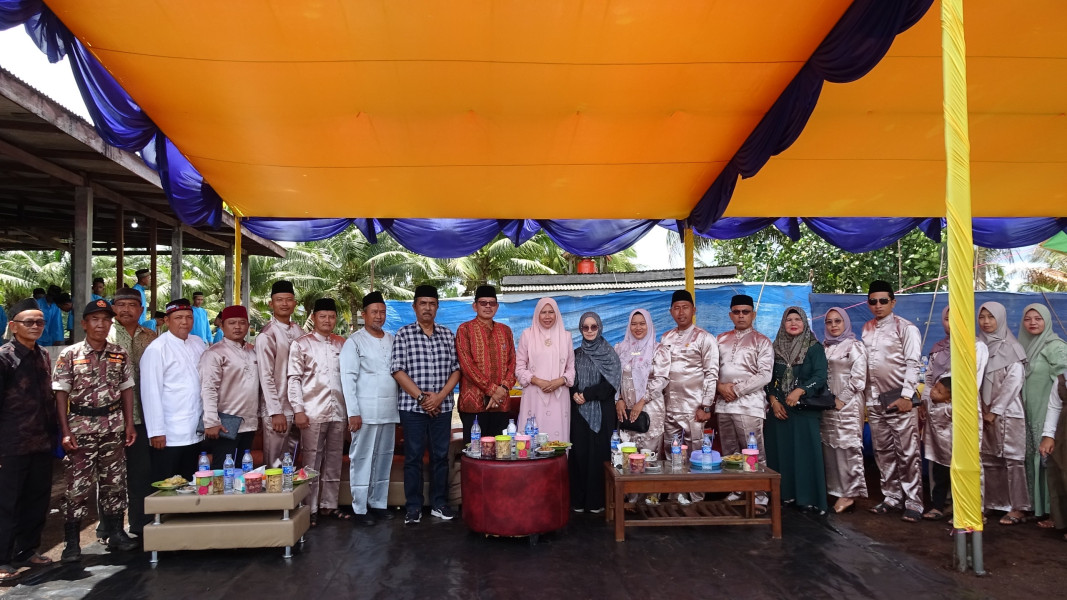 Wabup Inhil Sambangi Masyarakat Sumber Jaya, Pererat Tali Silaturahmi Dalam Momentum Halal Bihalal