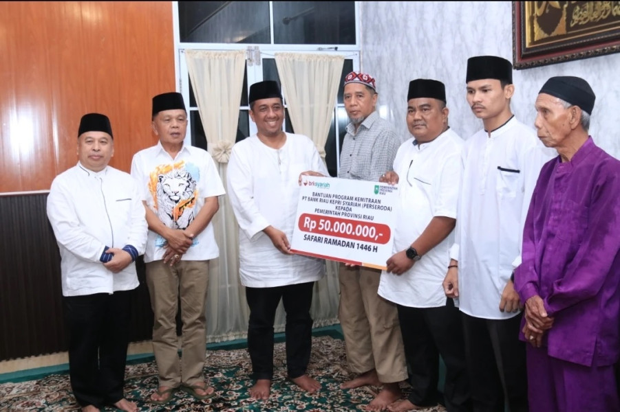 Bupati Asmar Sambut Hangat Safari Ramadan Pemprov Riau