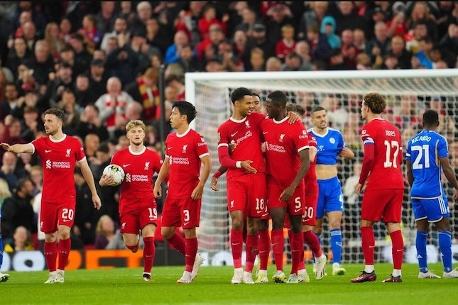 Carabao Cup: Liverpool Cukur Leicester City dengan Skor 3-1