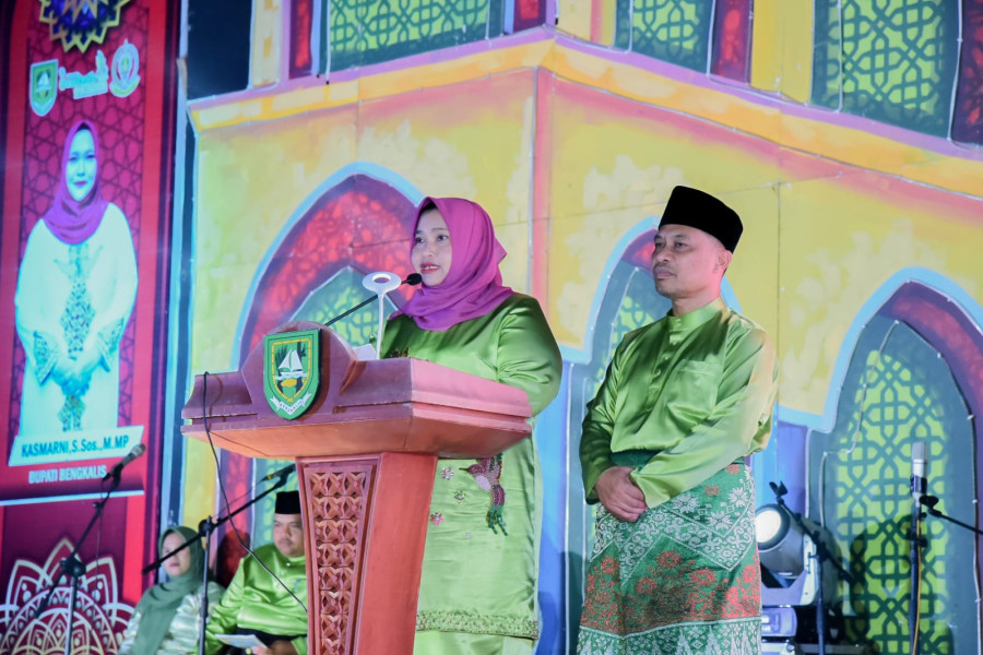 Buka MTQ ke-7 Bandar Laksamana, Bupati Kasmarni Imbau Masyarakat Tingkatkan Amalan Qur'an
