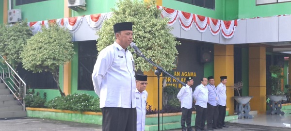 Pembina Apel, Syahrudin Ingatkan ASN Laporkan SKP
