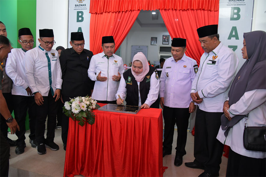 Bupati Kasmarni Resmikan Kantor Baznas Bengkalis