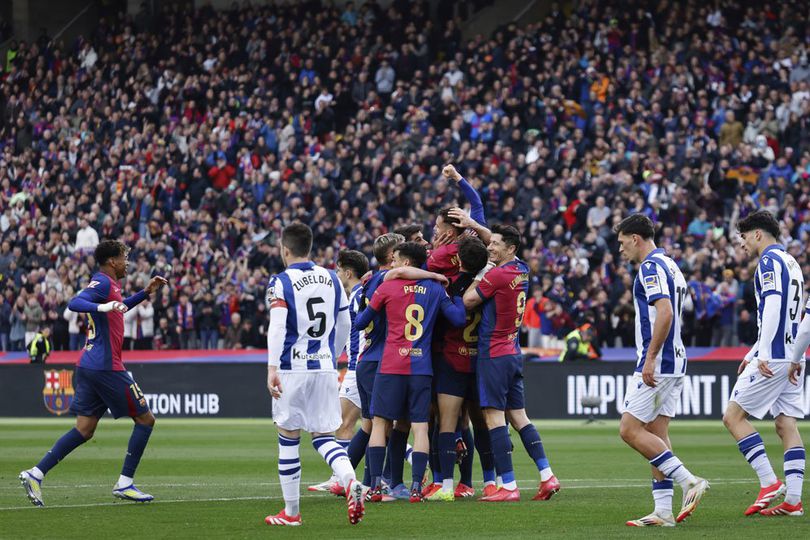 Barcelona Libas Real Sociedad dengan Skor Telak 4-0