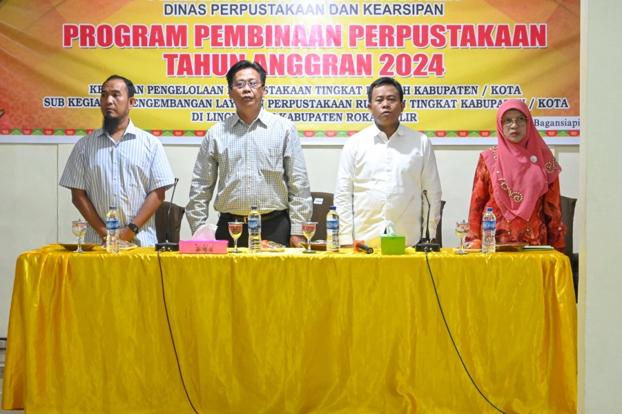 Dukung Budaya Baca di Rohil, Plt. Bupati Sulaiman Sosialisasikan Pembinaan Perpustakaan
