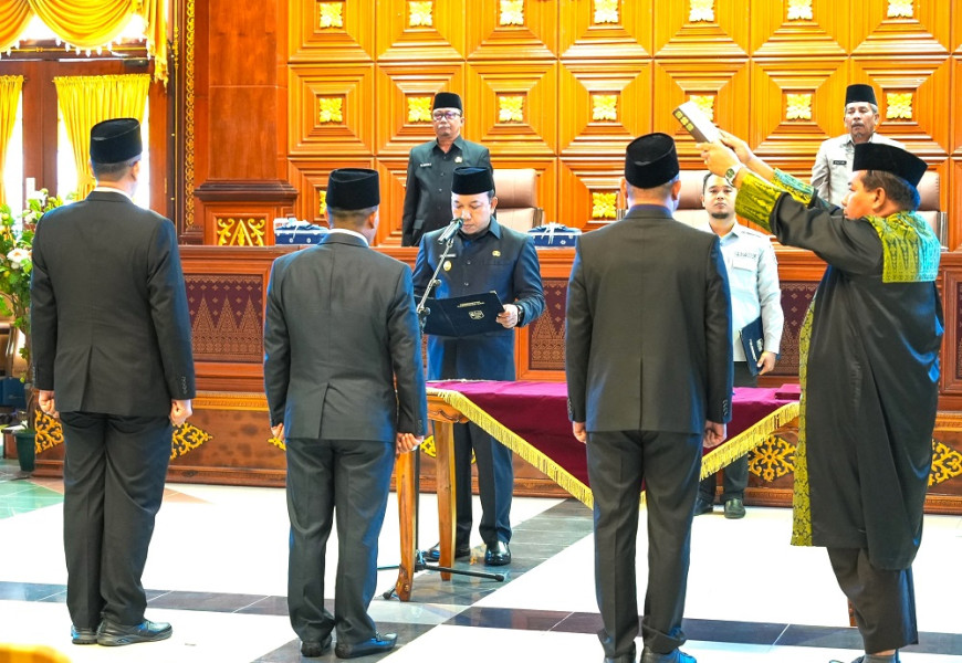 Wabup Husni Lantik Tiga Pejabat Pimpinan Tinggi Pratama