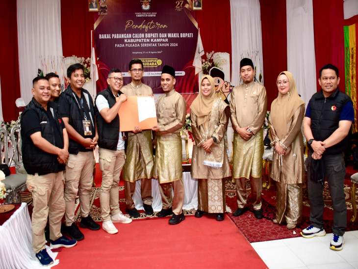 Pendaftaran Resmi Ditutup, Ketua KPU: Kampar Miliki 4 Bacalon Bupati dan Wakil Bupati