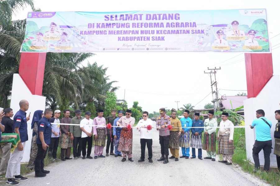 Merempan Hulu Dicanangkan Jadi Kampung Reforma Agraria 2024
