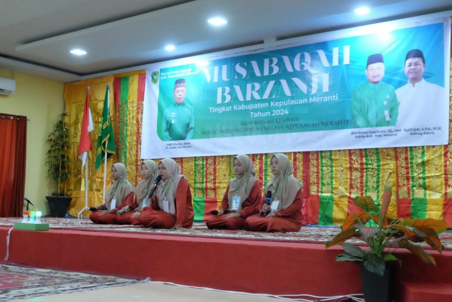 Perdana, Pemkab Meranti Gelar Musabaqah Barzanji