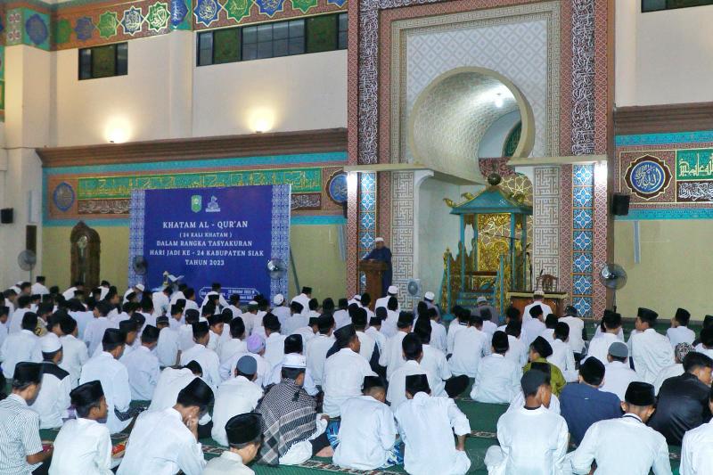 Tasyakuran Hari Jadi Kabupaten Siak ke-24, Pemkab Gelar Khatam Al-Qur’an