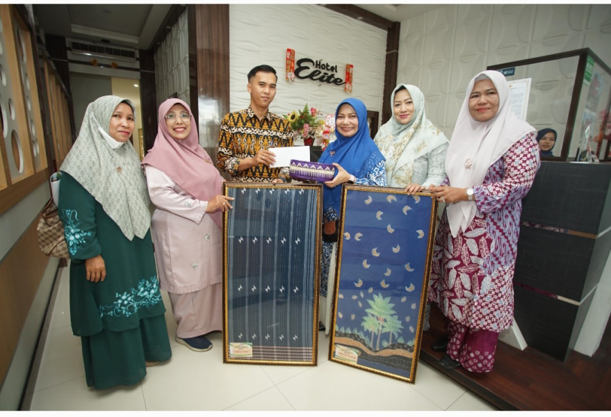 Dekranasda Inhil Promosikan Kerajinan Lokal ke Hotel-Hotel di Tembilahan