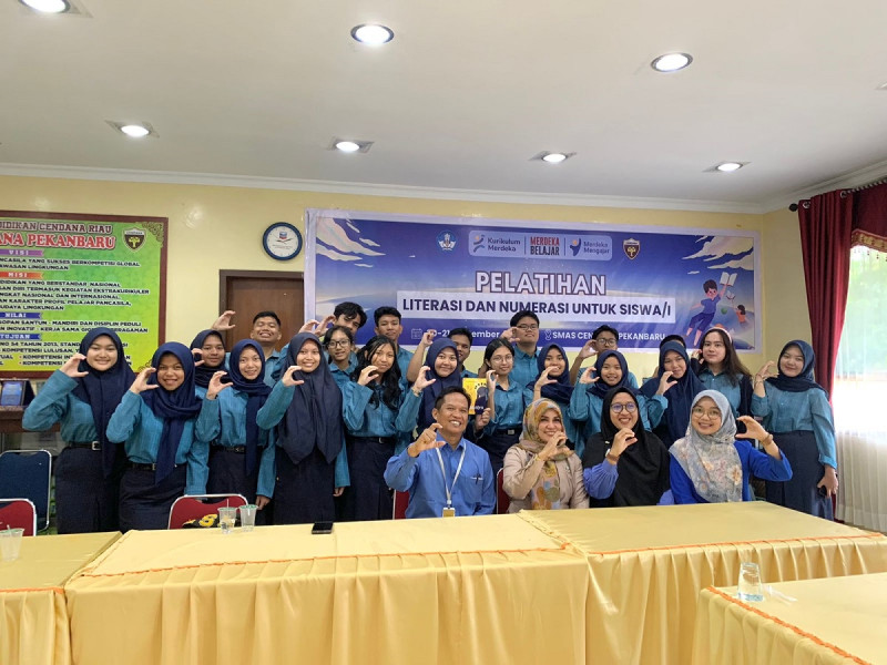 Jelang FLS2N 2024, SMA Cendana Pekanbaru Gelar Kegiatan Literasi dan Numerasi