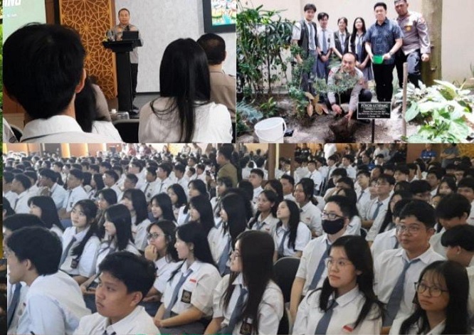Polda Riau Gelar Workshop Green Policing untuk 311 Ketua OSIS se-Riau dan Penanaman 21.000 Pohon Serentak 10–21 November