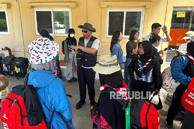 Kontingen Pramuka RI Mulai  Dipindahkan dari Bumi Perkemahan Saemangeum