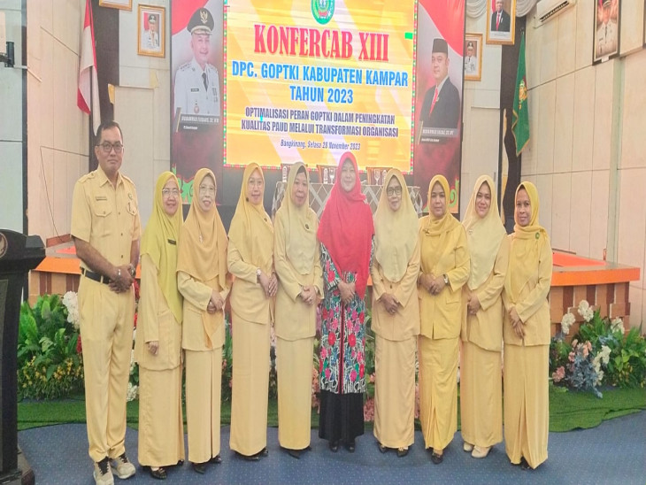 Ricana Djayanti Hambali Terpilih Secara Aklamasi Sebagai Ketua DPC PP PAUD Kampar