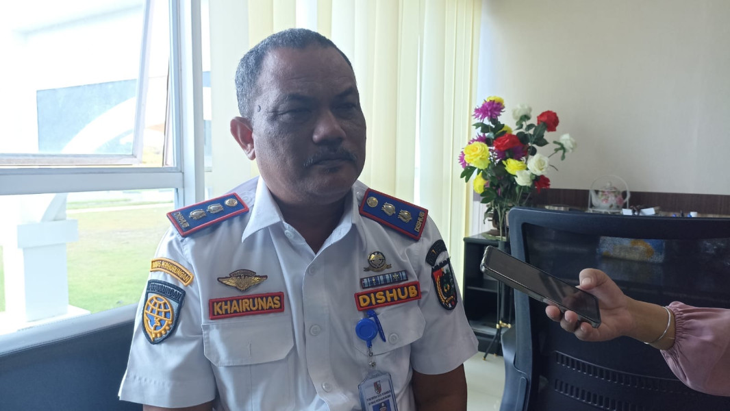 Portal Dipasang, Dishub Pekanbaru Tetap Awasi Truk Tonase Besar