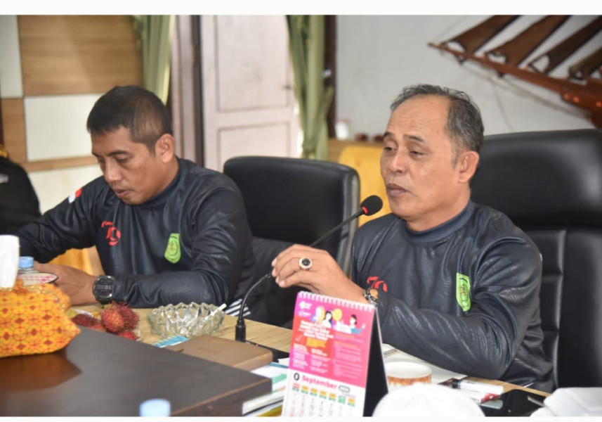 Pengenalan Beras Asli Indragiri Hilir, Bupati Inhil Gelar Rapat Persiapan Launching