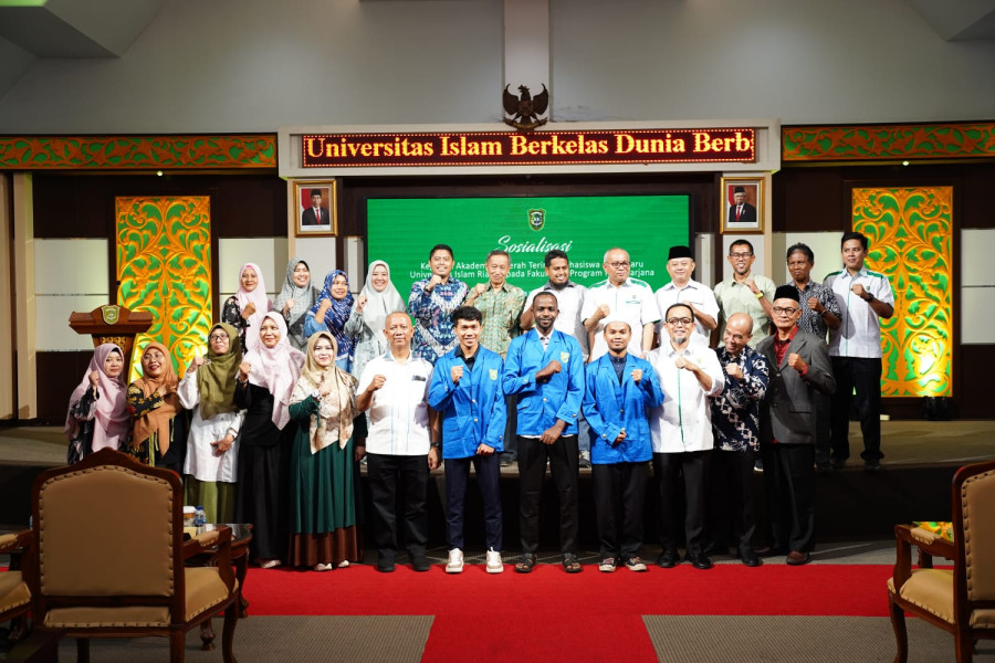 UIR Serah Terima Mahasiswa Internasional Baru ke Fakultas dan Pascasarjana