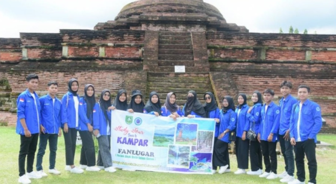 Forum Anak Lubuk Garam Gelar Study Tour ke Candi Muara Takus